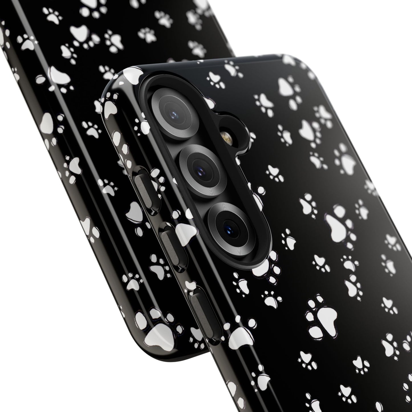 Paw Flakes Black Phone Case