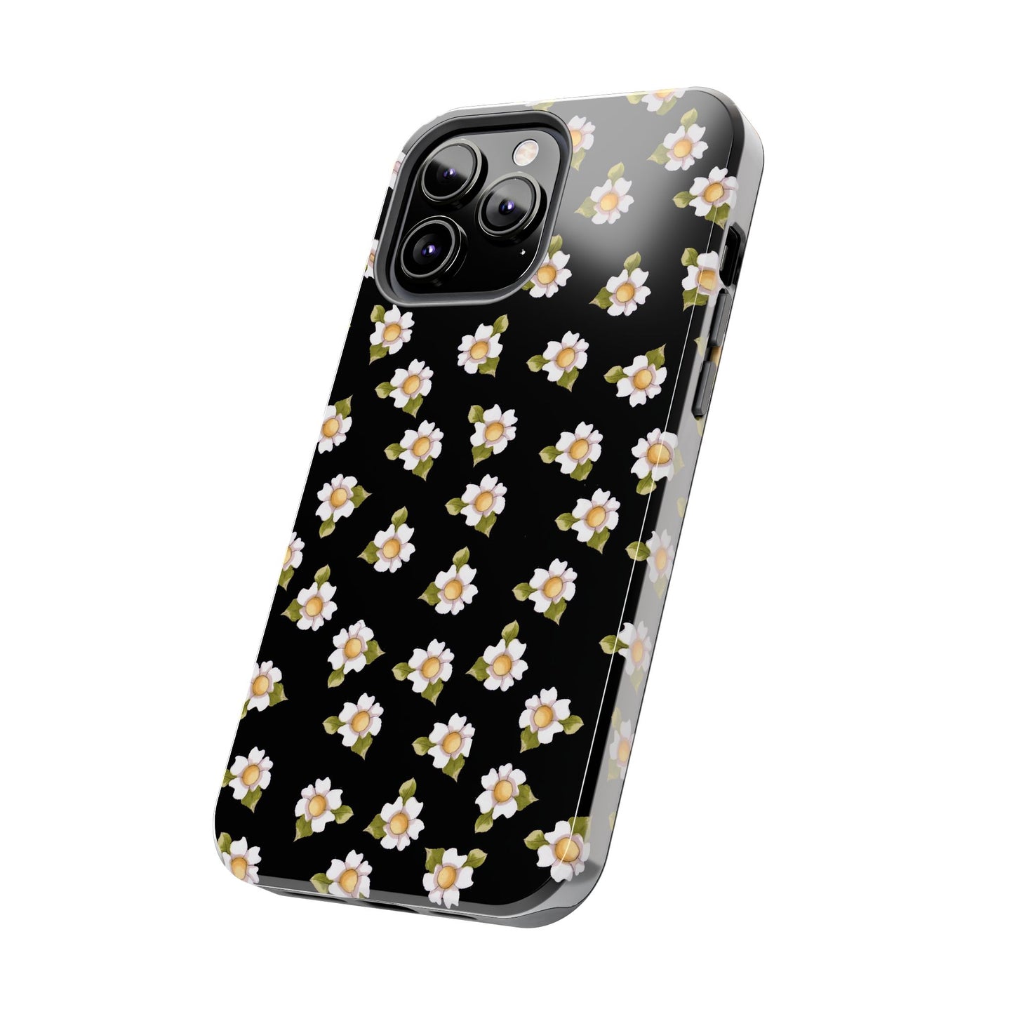 Daisies Black Phone Case