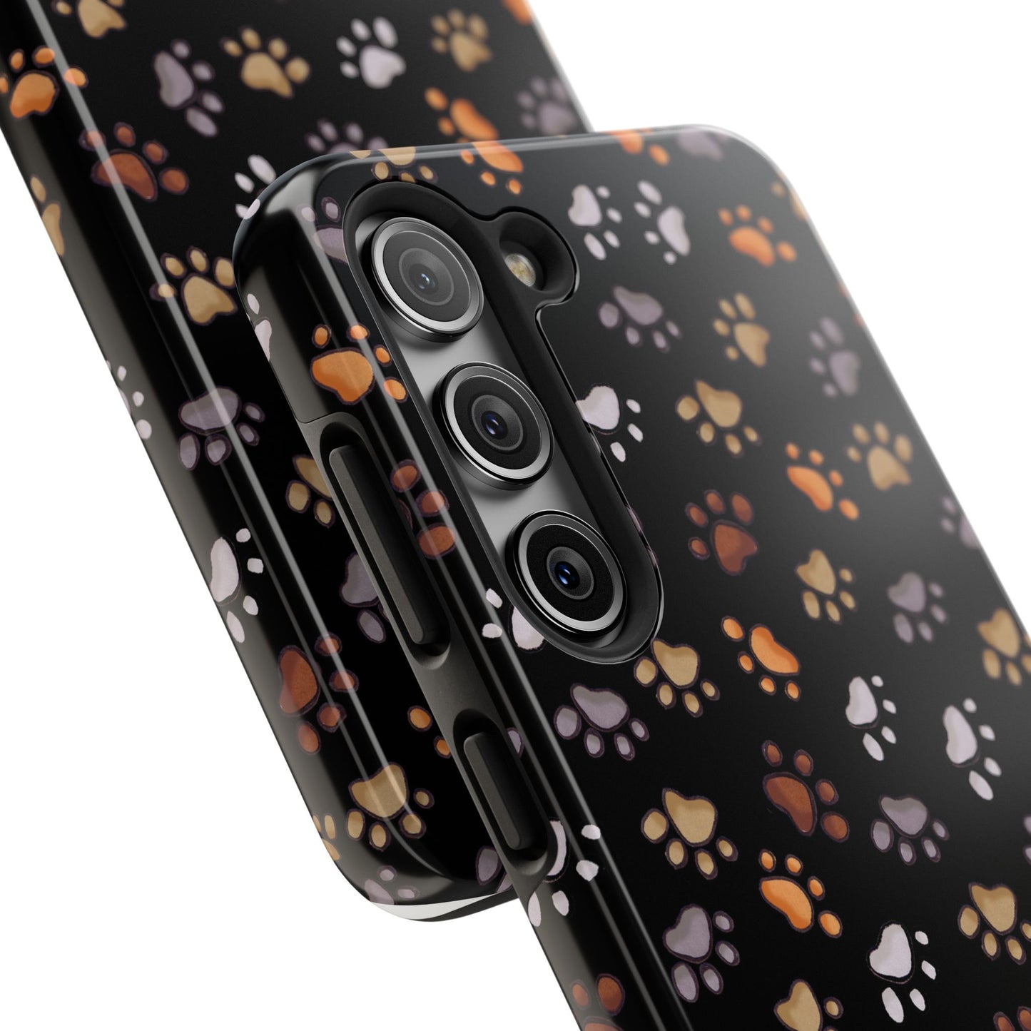 Puppy Paws Black Phone Case