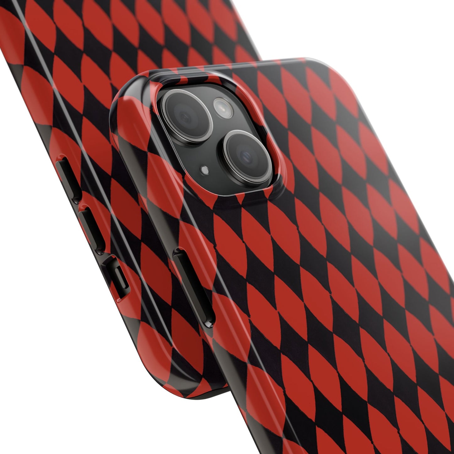 Diamond Red / Black Phone Case