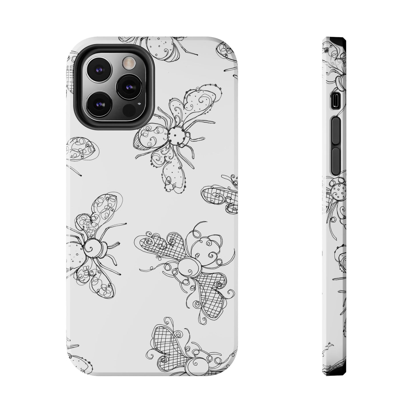 Busy Bees White Phone Case
