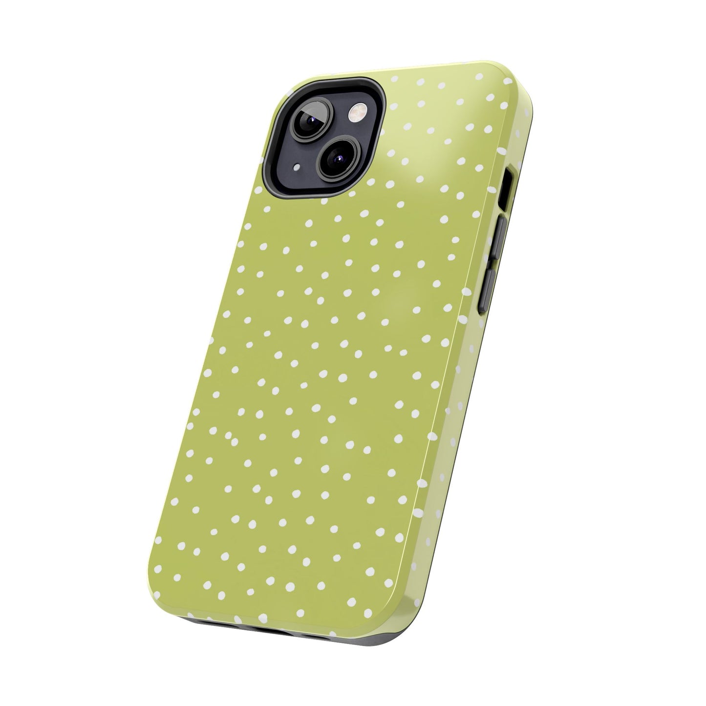 Dinky Dots Green / White Phone Case