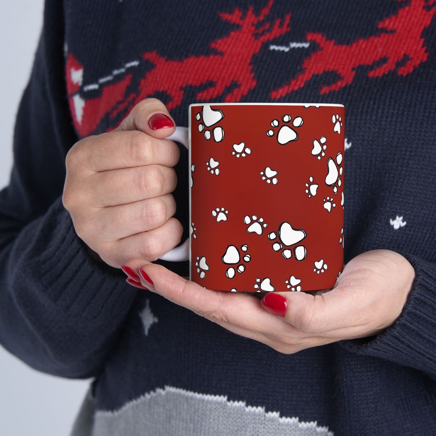 Paw Flakes Red Cup