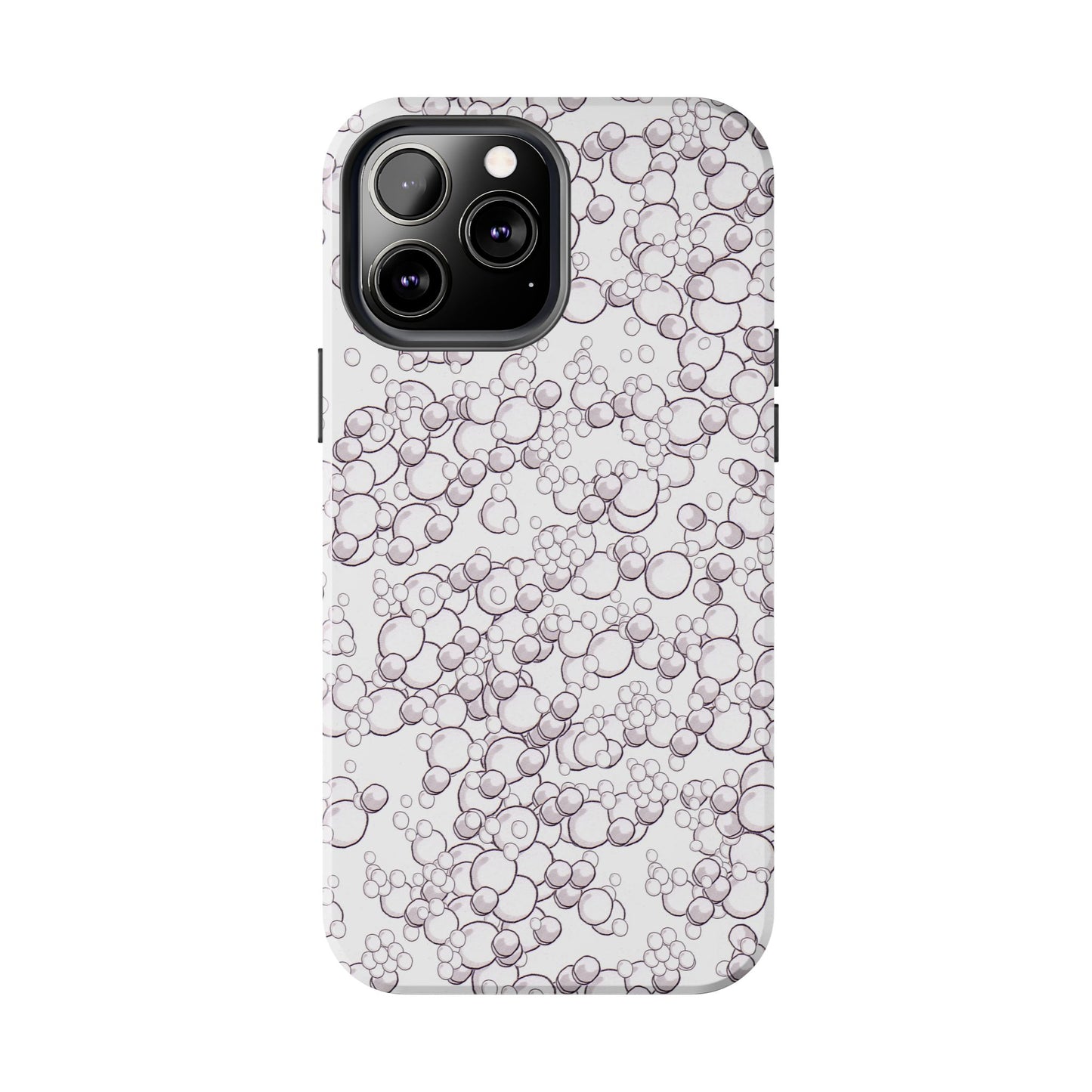 Bubble Dots White Phone Case