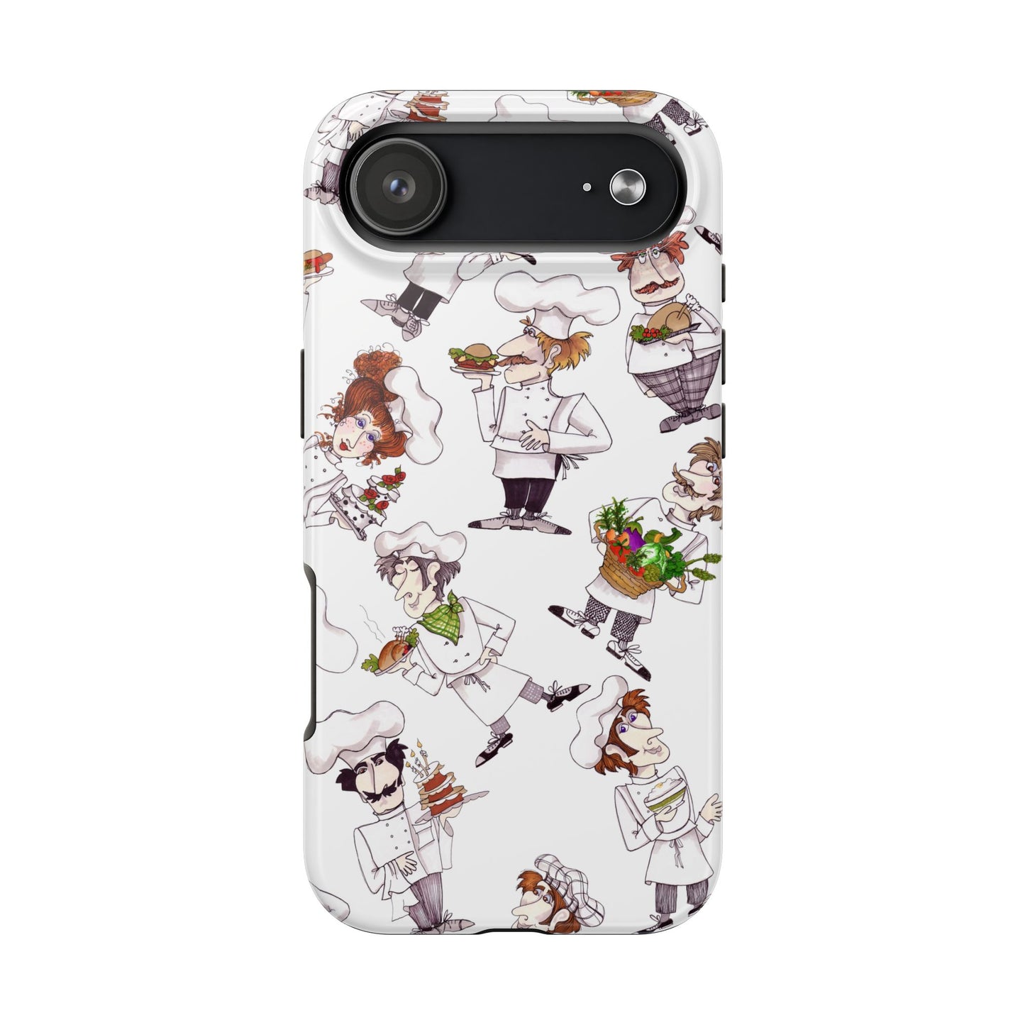Tossed Chefs White Phone Case