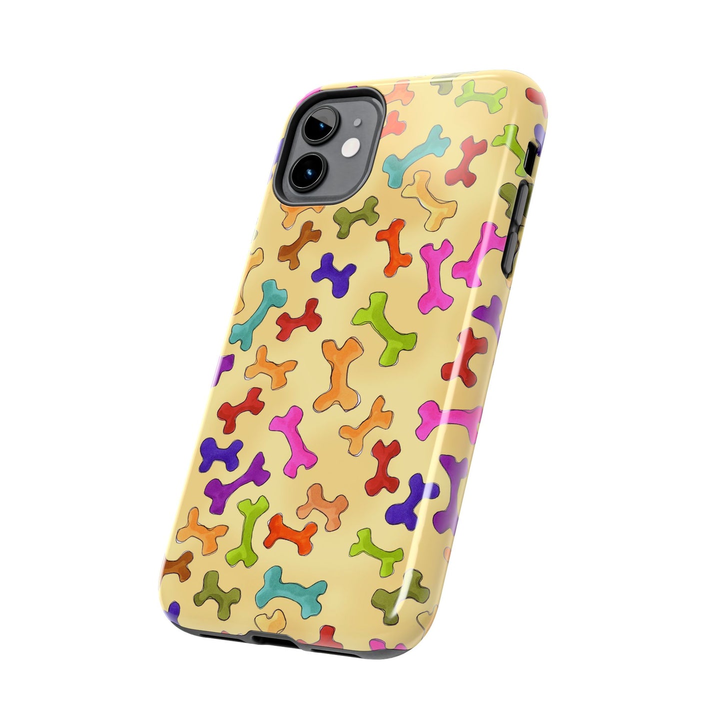 Happy Bones Yellow Phone Case