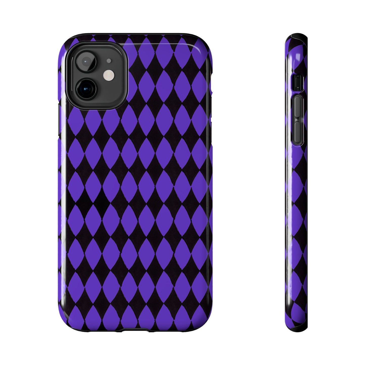 Diamond Purple / Black Phone Case