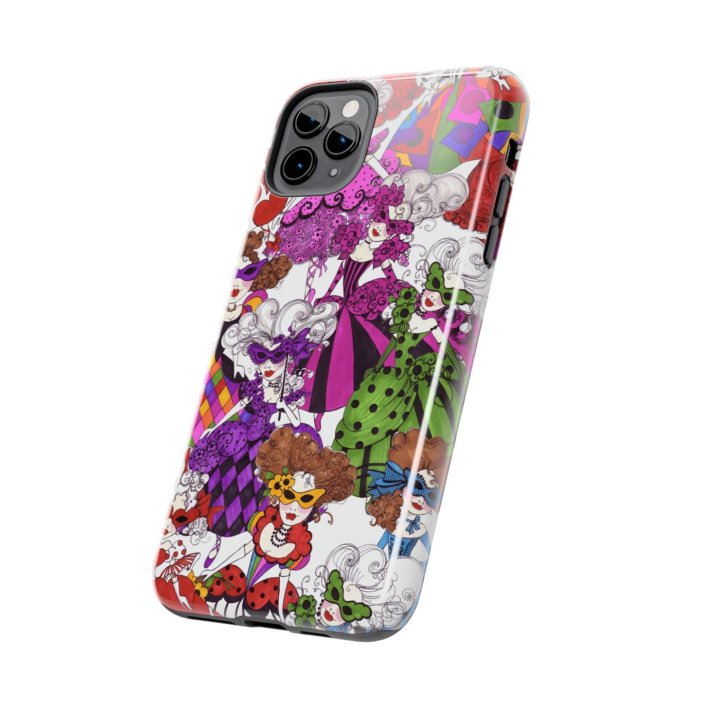 Crowded Dance Floor White Phone Case