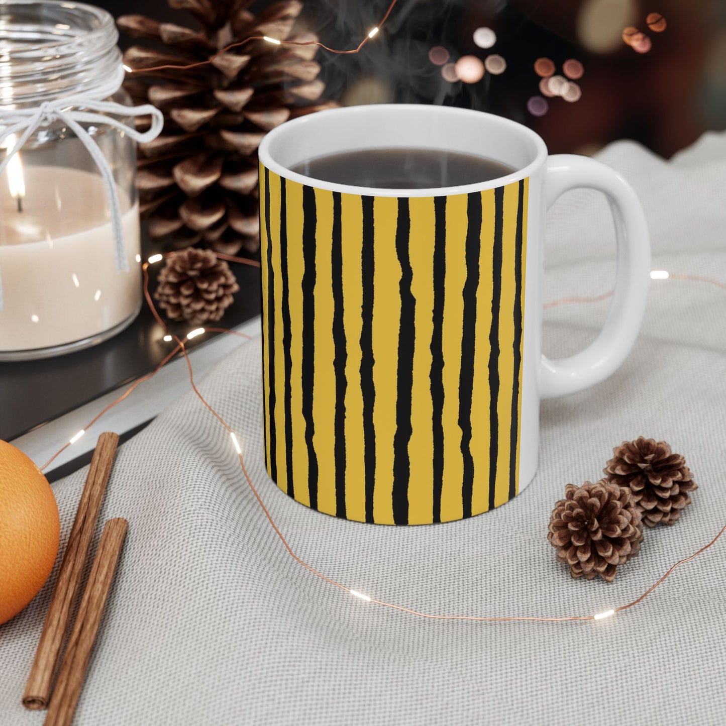 Sorta Stripe Gold / Black Cup