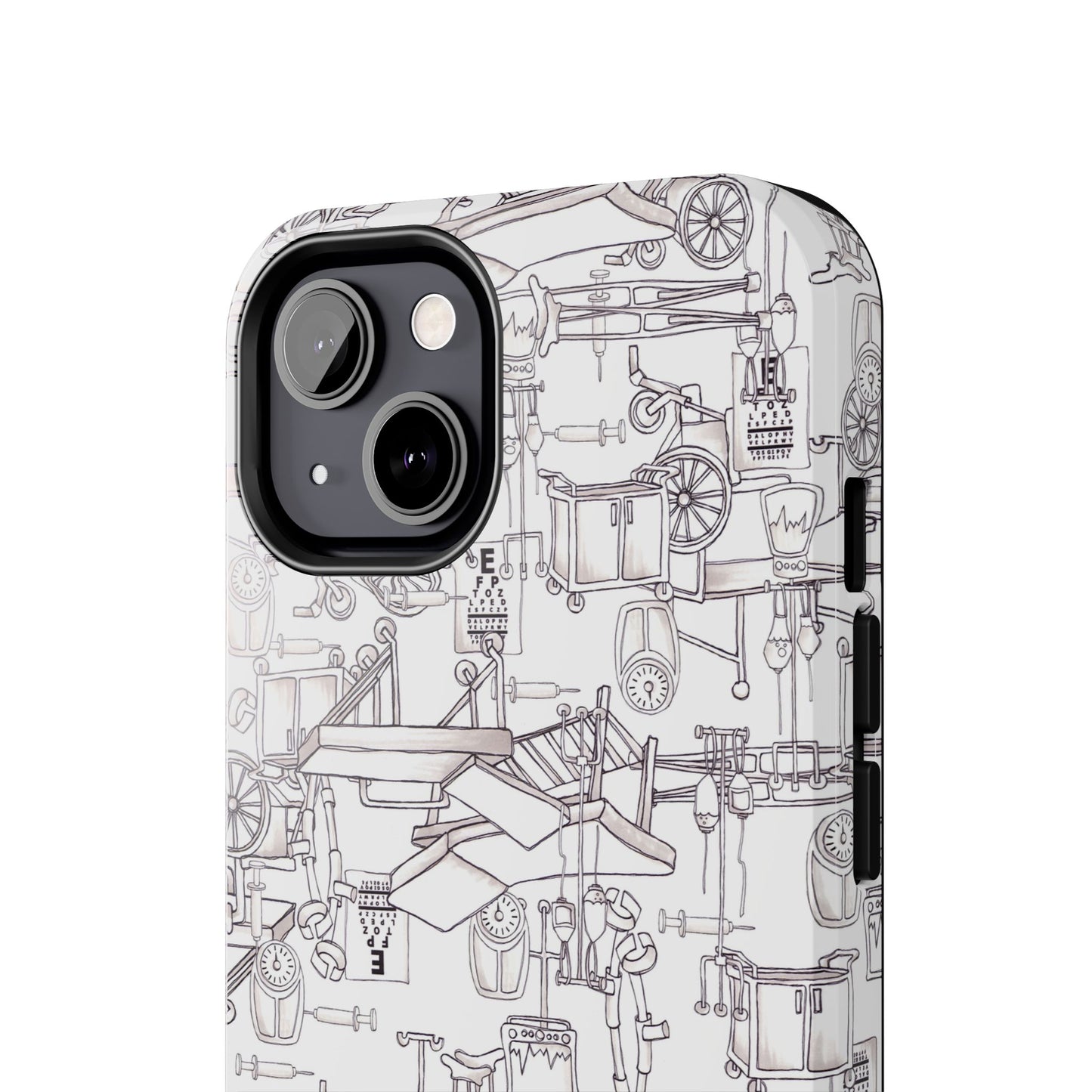 Essentials White / White Phone Case