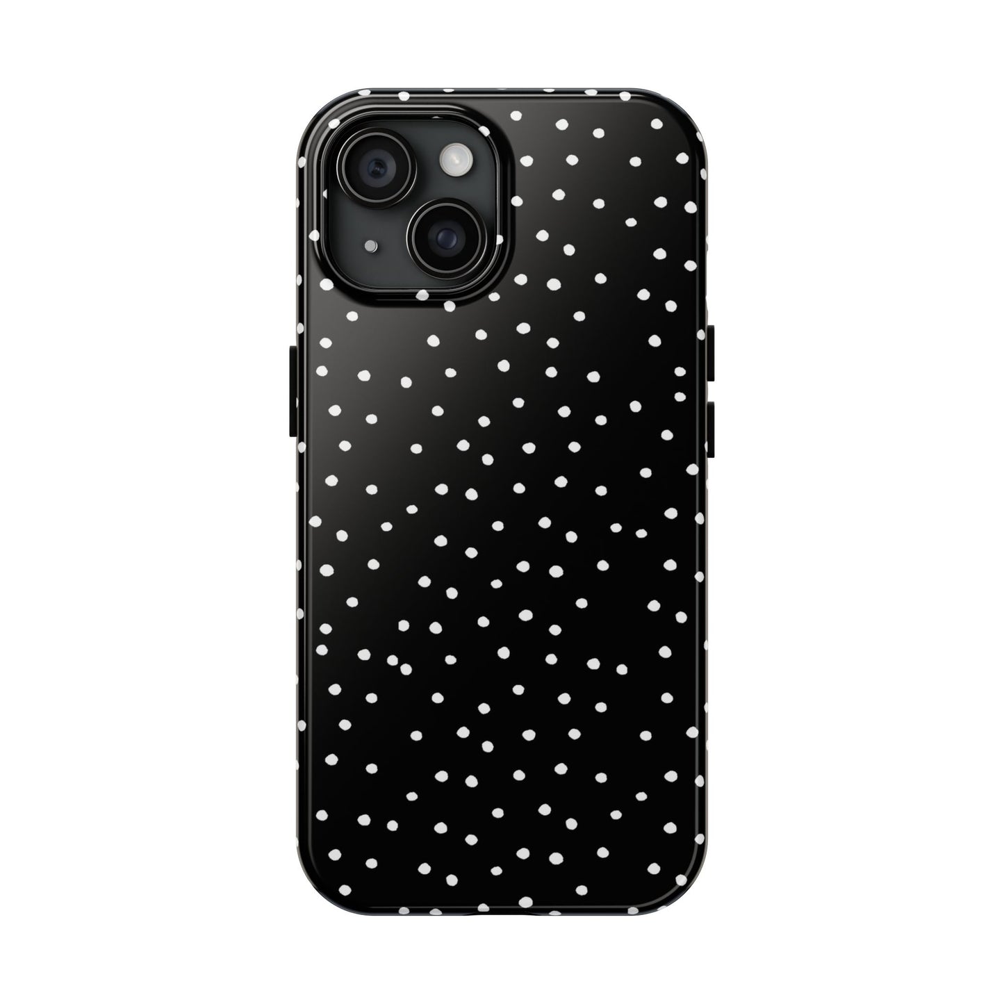 Dinky Dots Black / White Phone Case