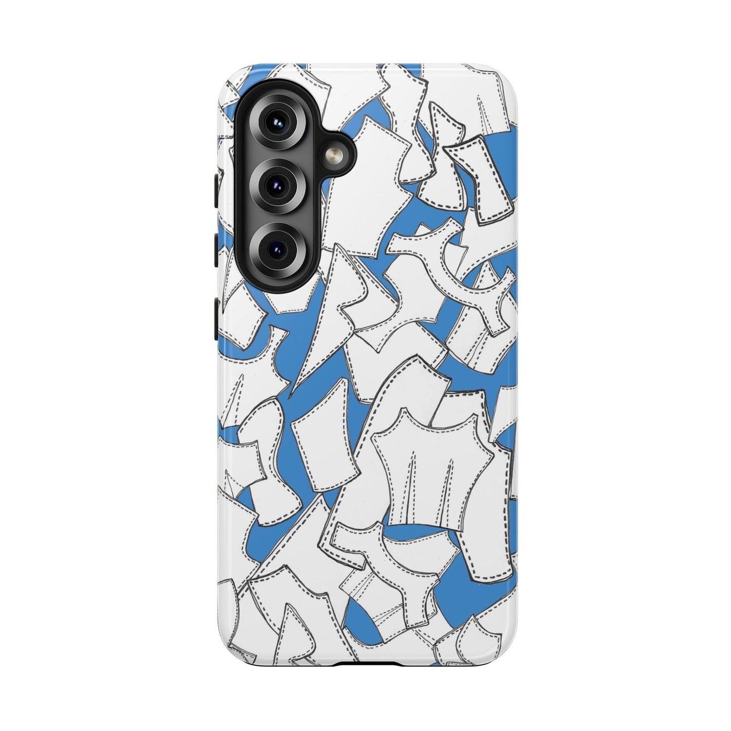 Pattern Pieces Turquoise Phone Case