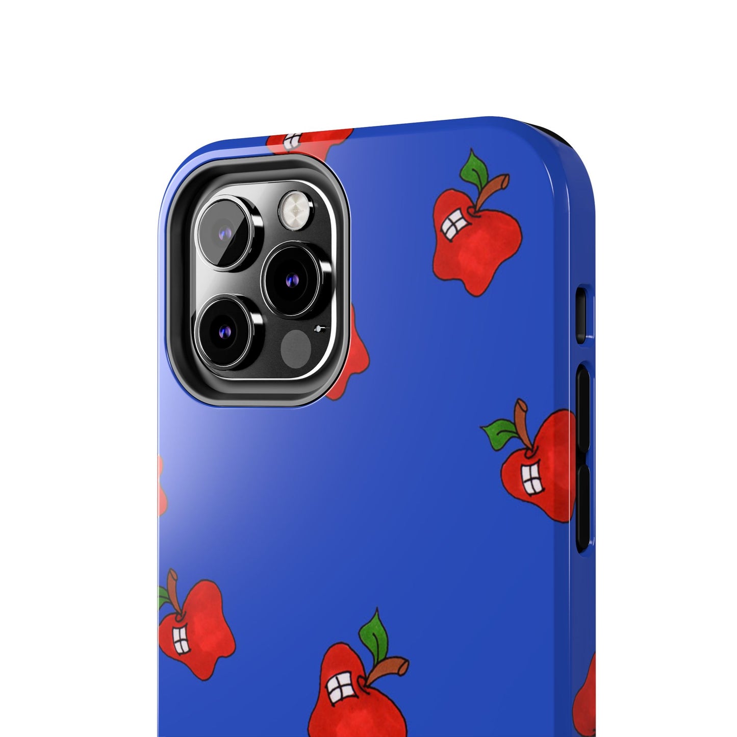 Flying Apples Blue Phone Case