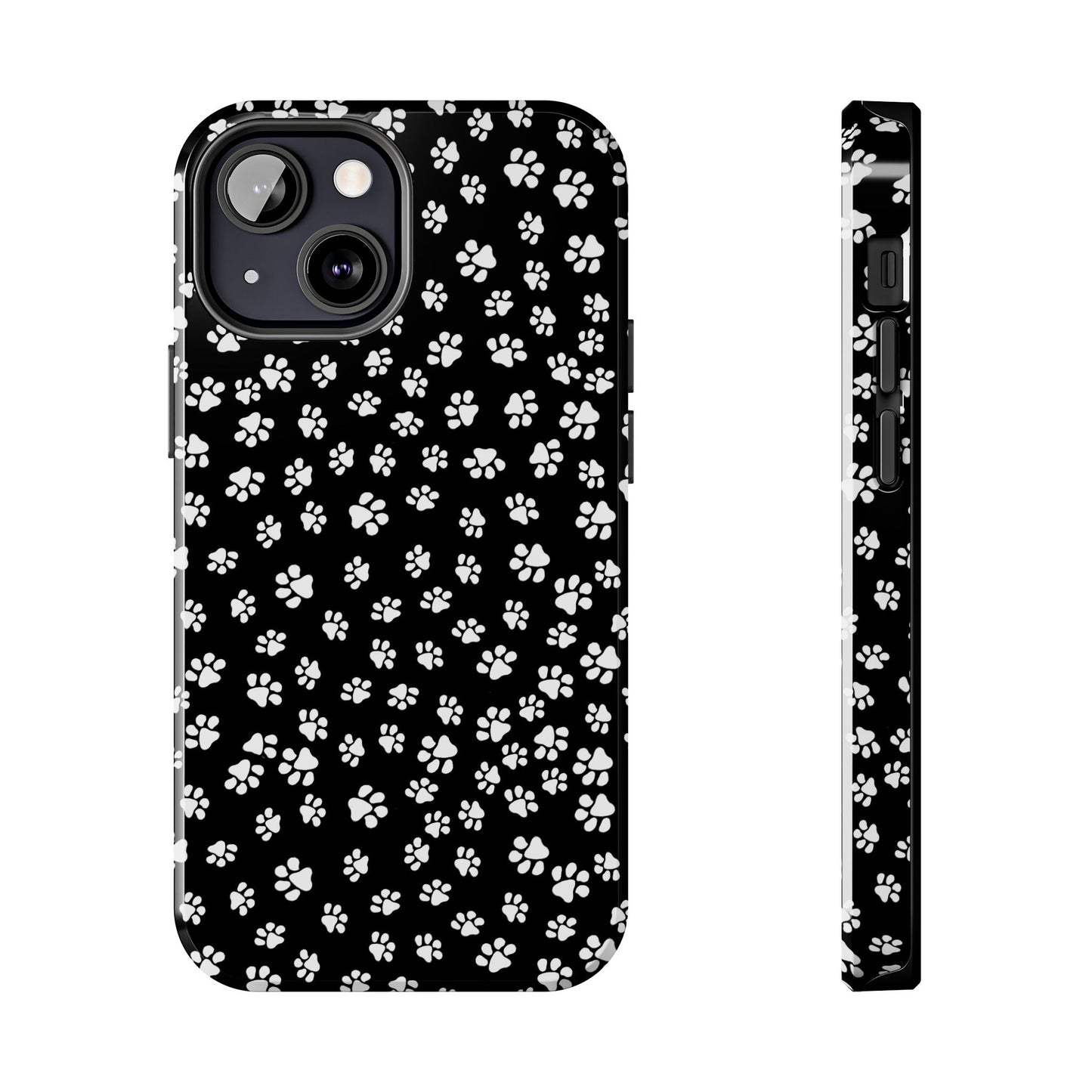 Little Paws Black / White Phone Case
