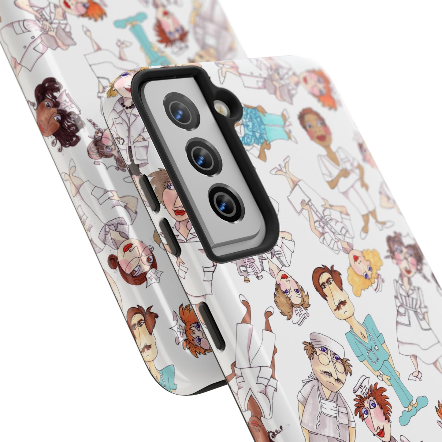 Happy Staff White Phone Case