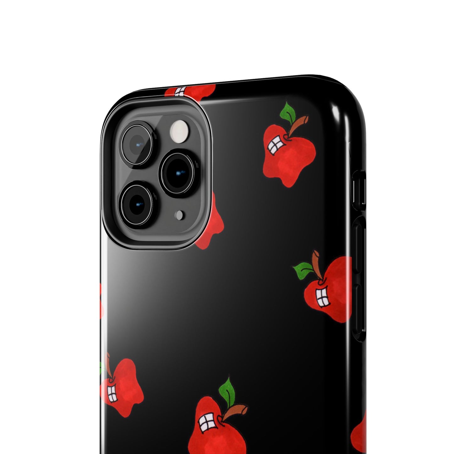 Flying Apples Black Phone Case
