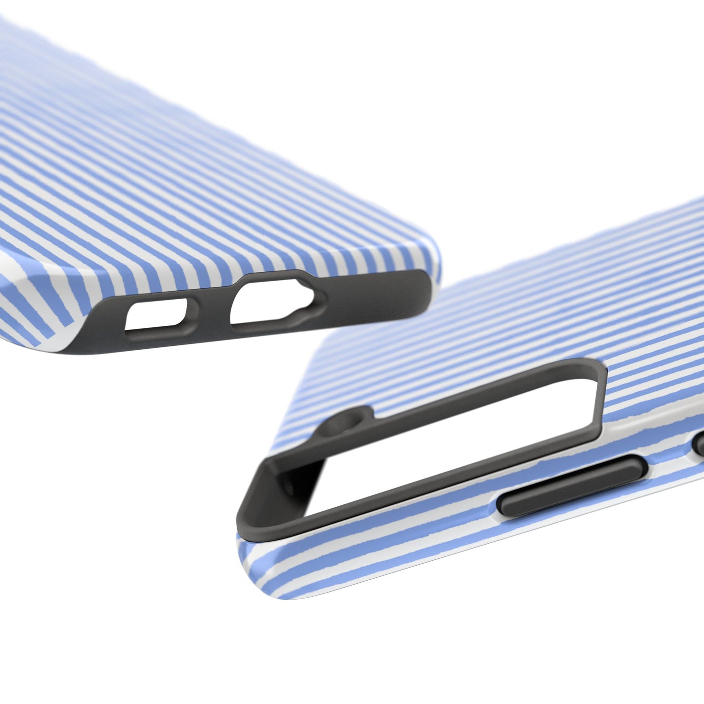 Lazy Stripe Blue / White Phone Case