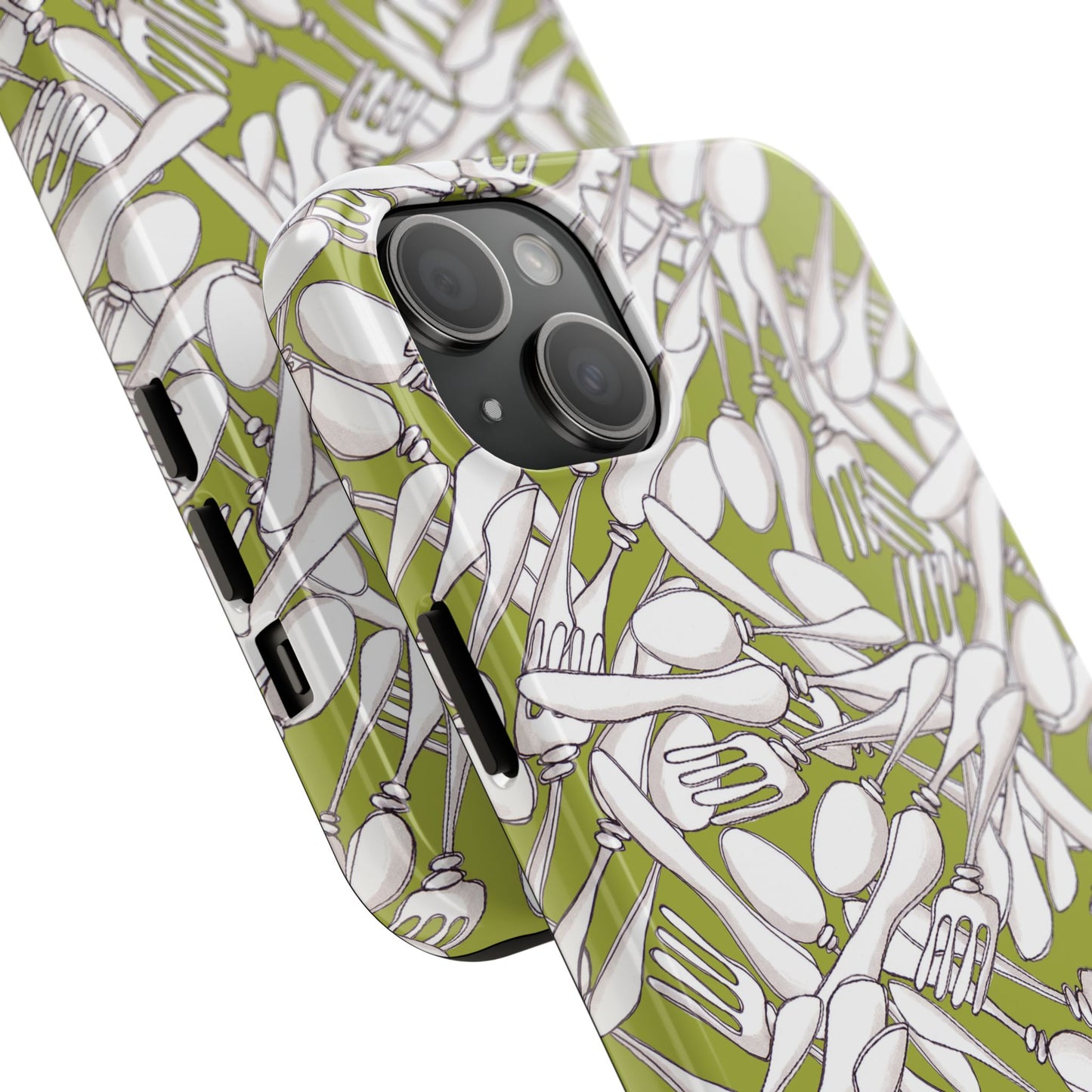 Silverware Wars Green Phone Case