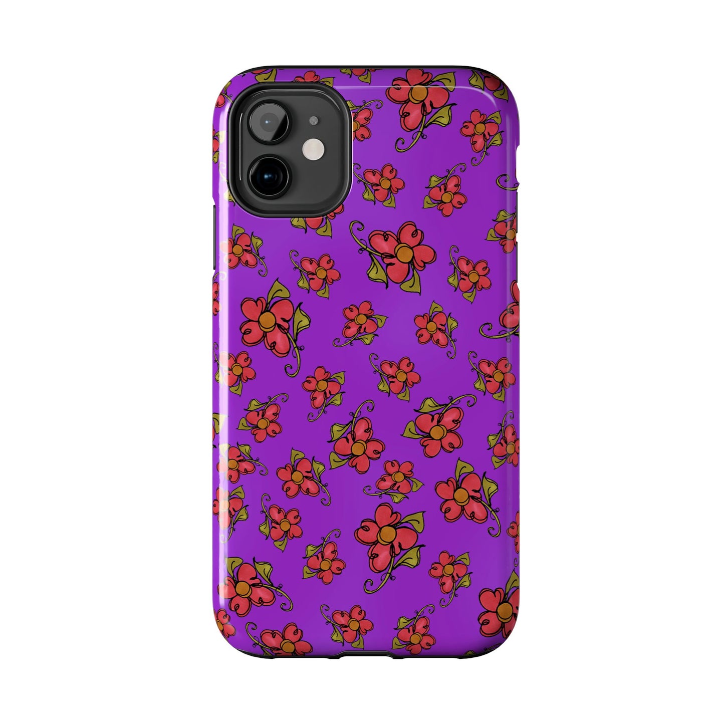 Daisy Caper Purple Phone Case