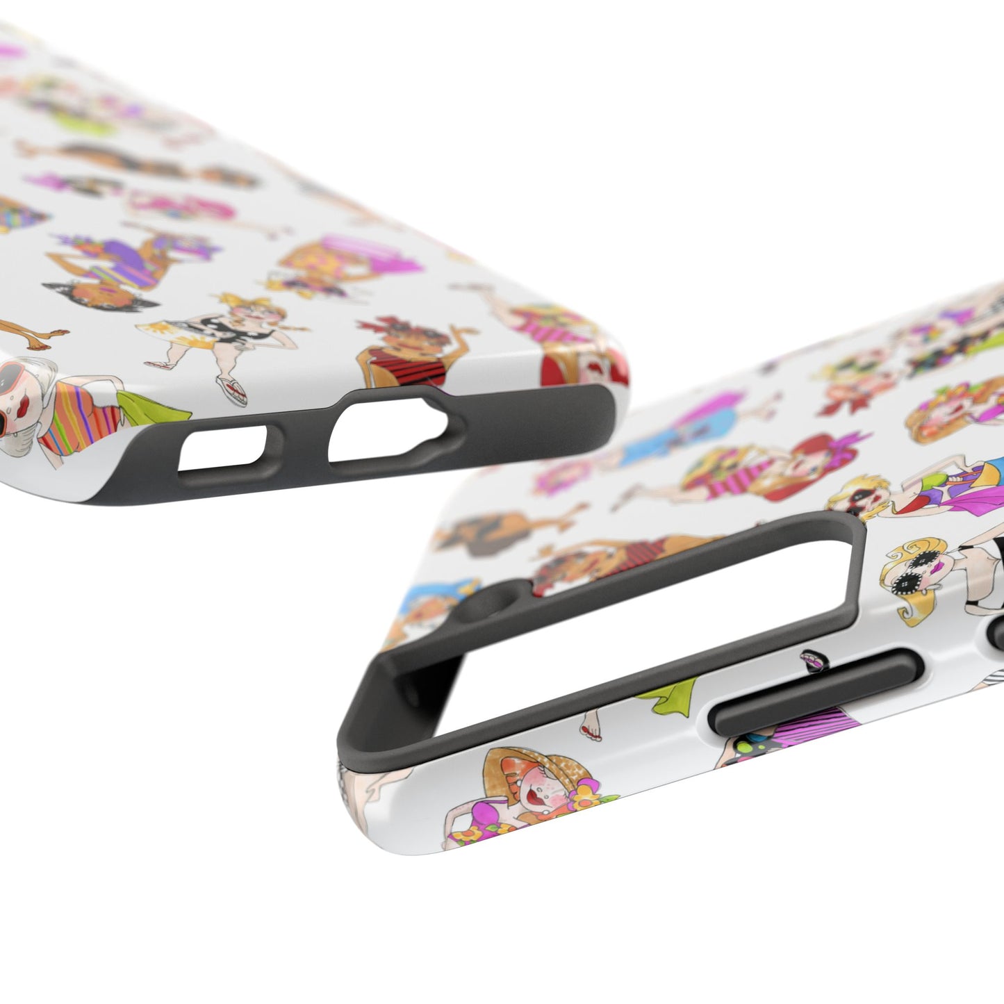 Tossed Beauties White Phone Case