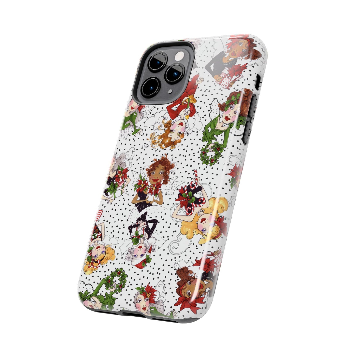 Fairy Toss White / Black Phone Case
