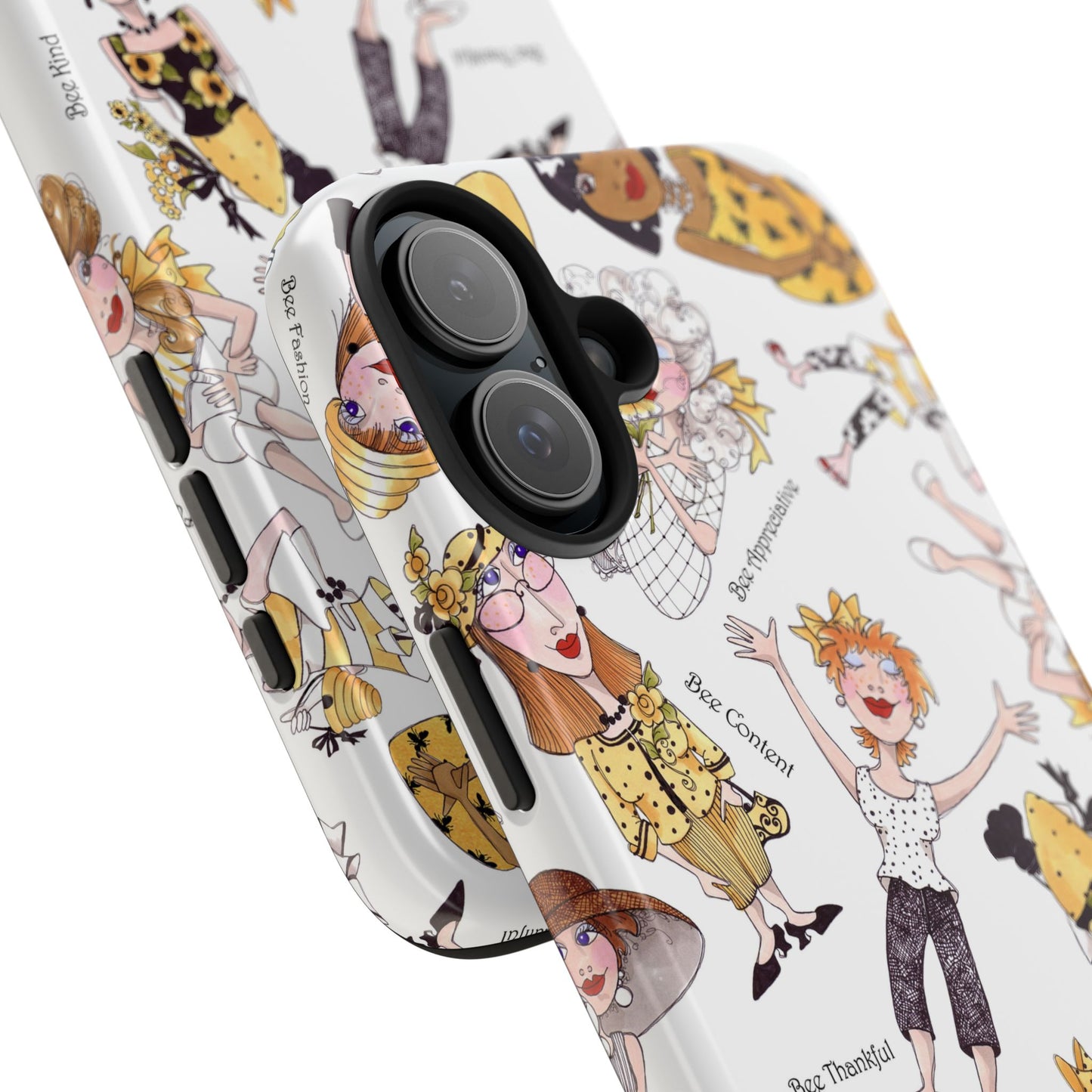 Bee Tossed White Phone Case