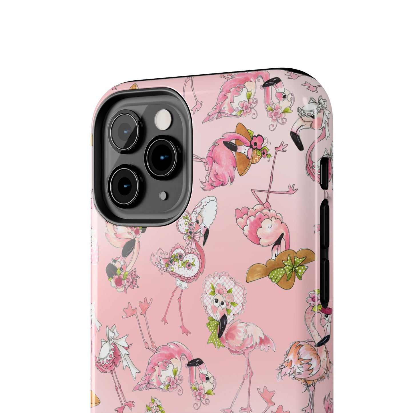 Tossed Flams Pink Phone Case