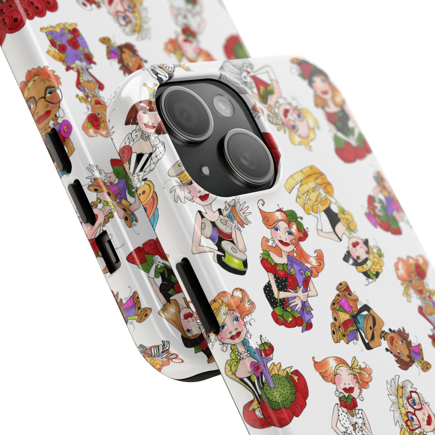 Curious Toss White Phone Case