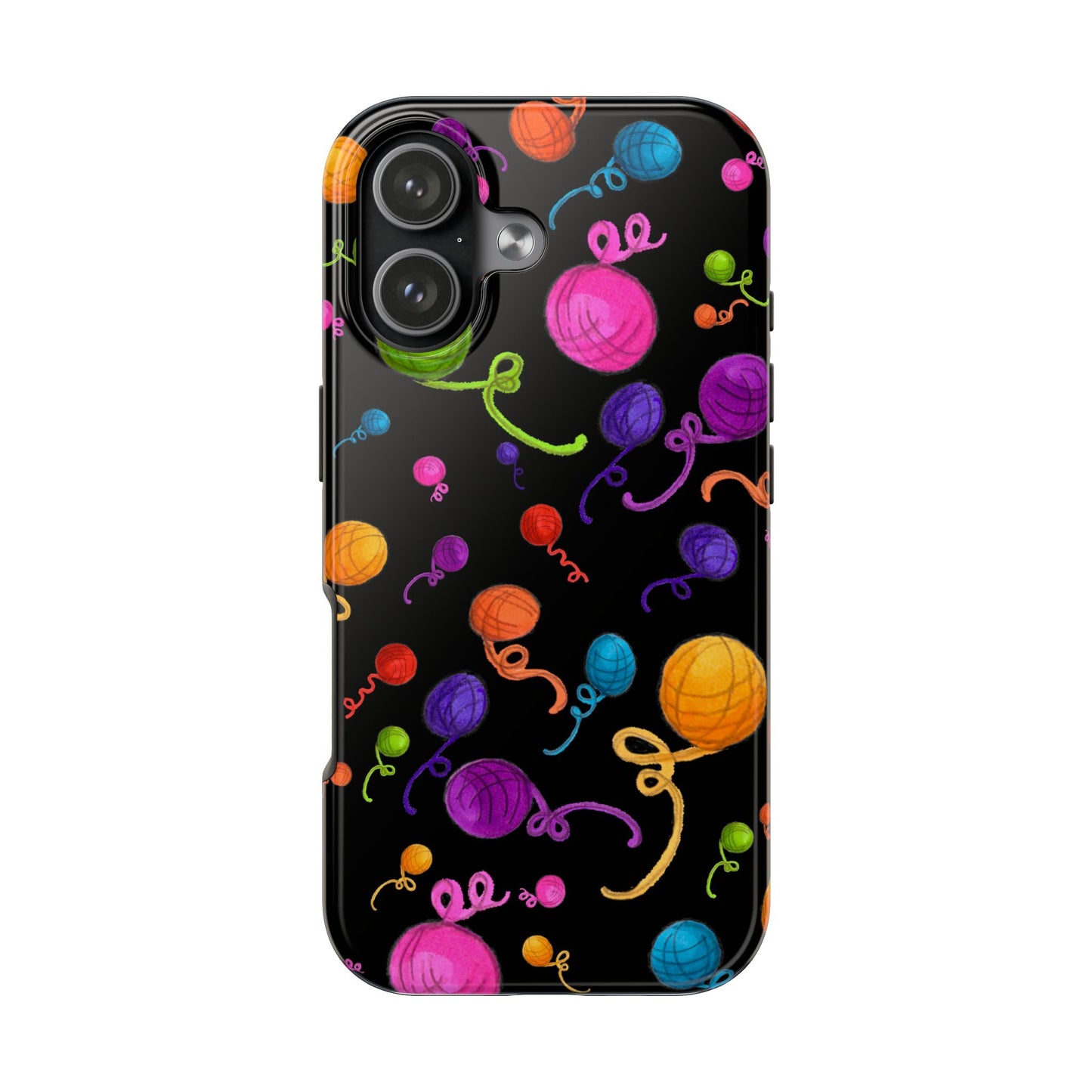 Yarniverse Black Phone Case