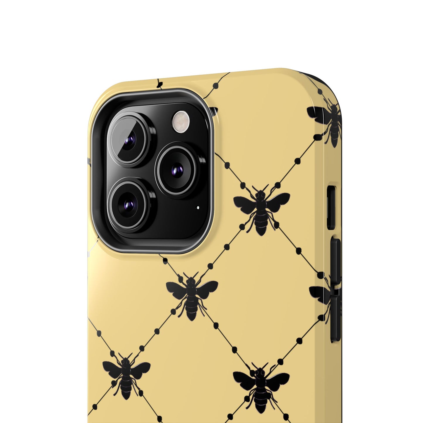 Beaded Bees Yellow Phone Case