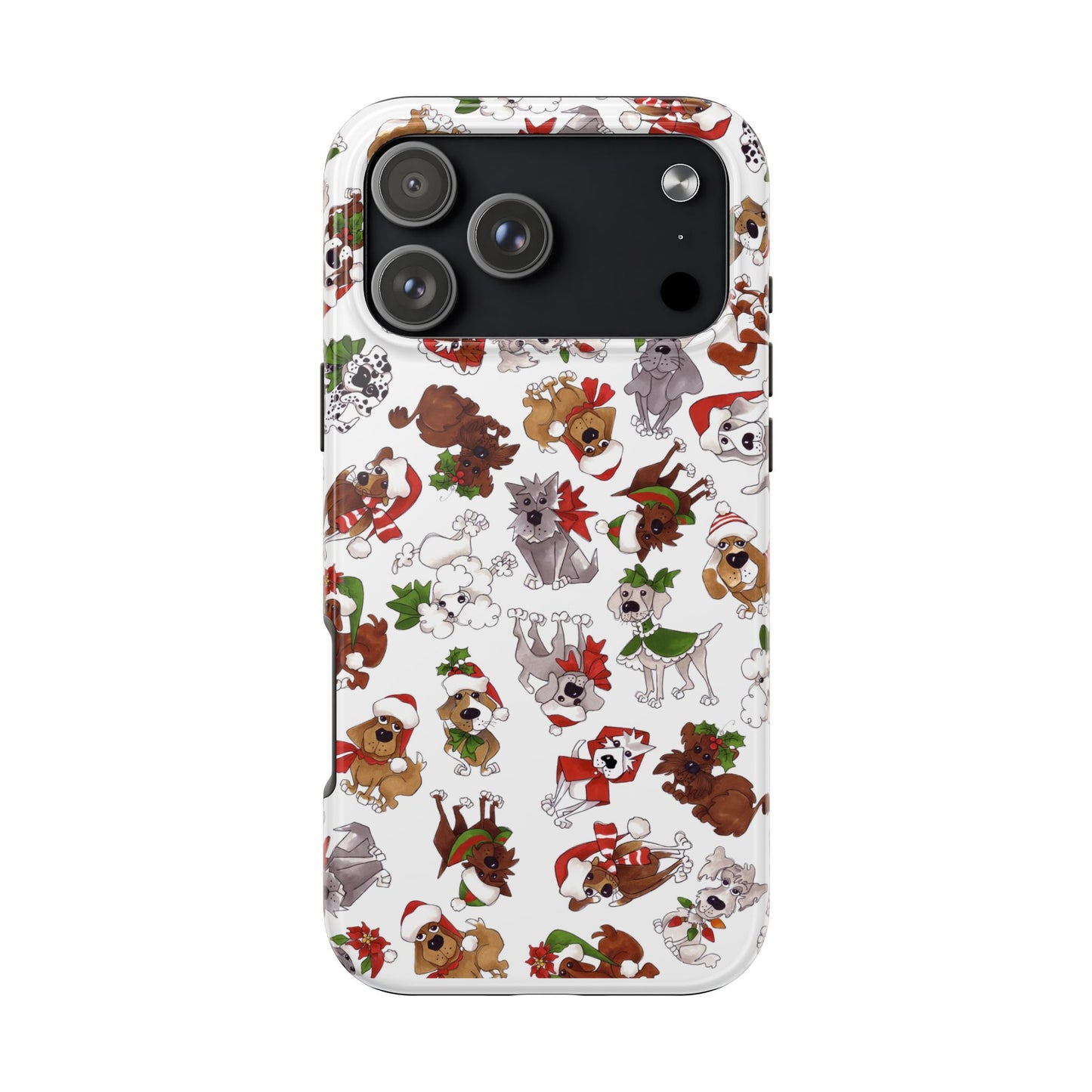 Doggie Toss White Phone Case