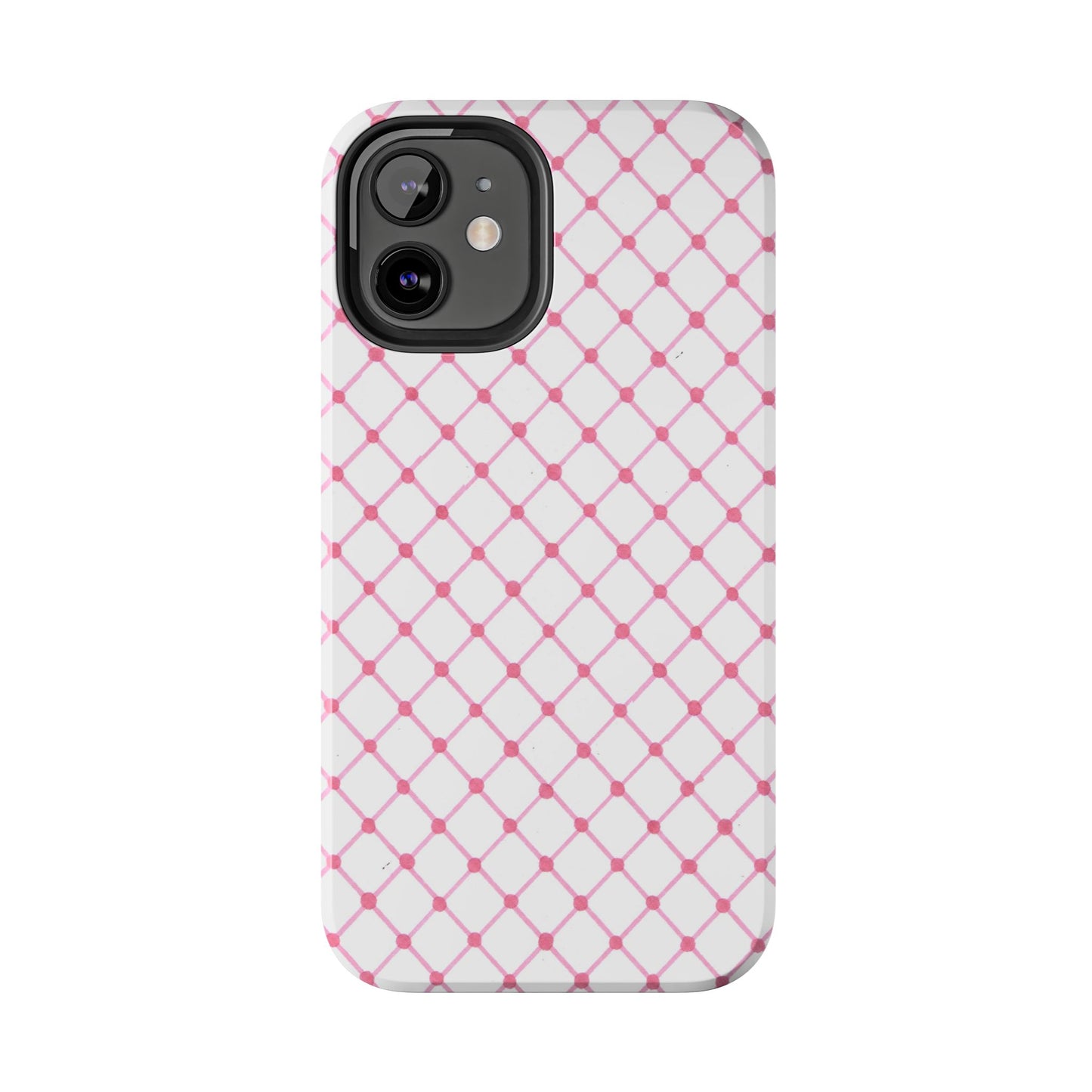 Cyclone Fence White / Pink Phone Case