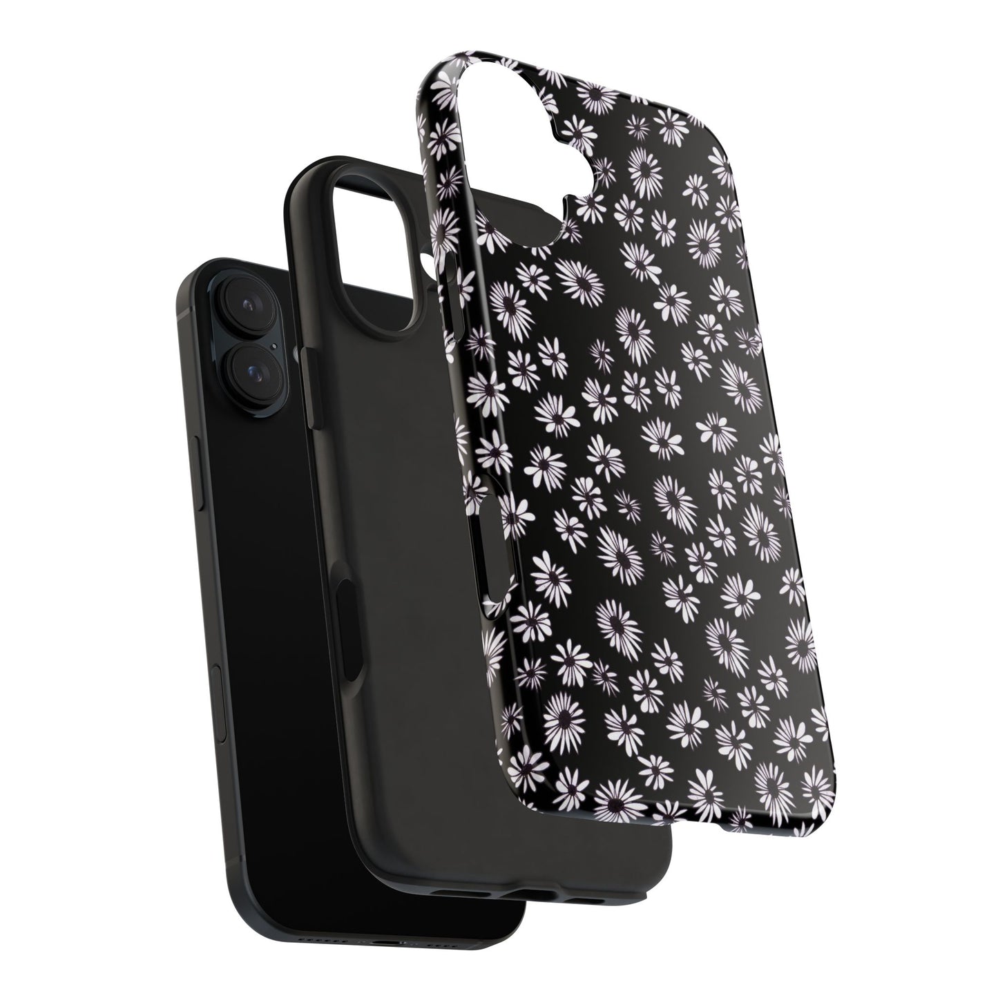 Random Daisy Black / White Phone Case