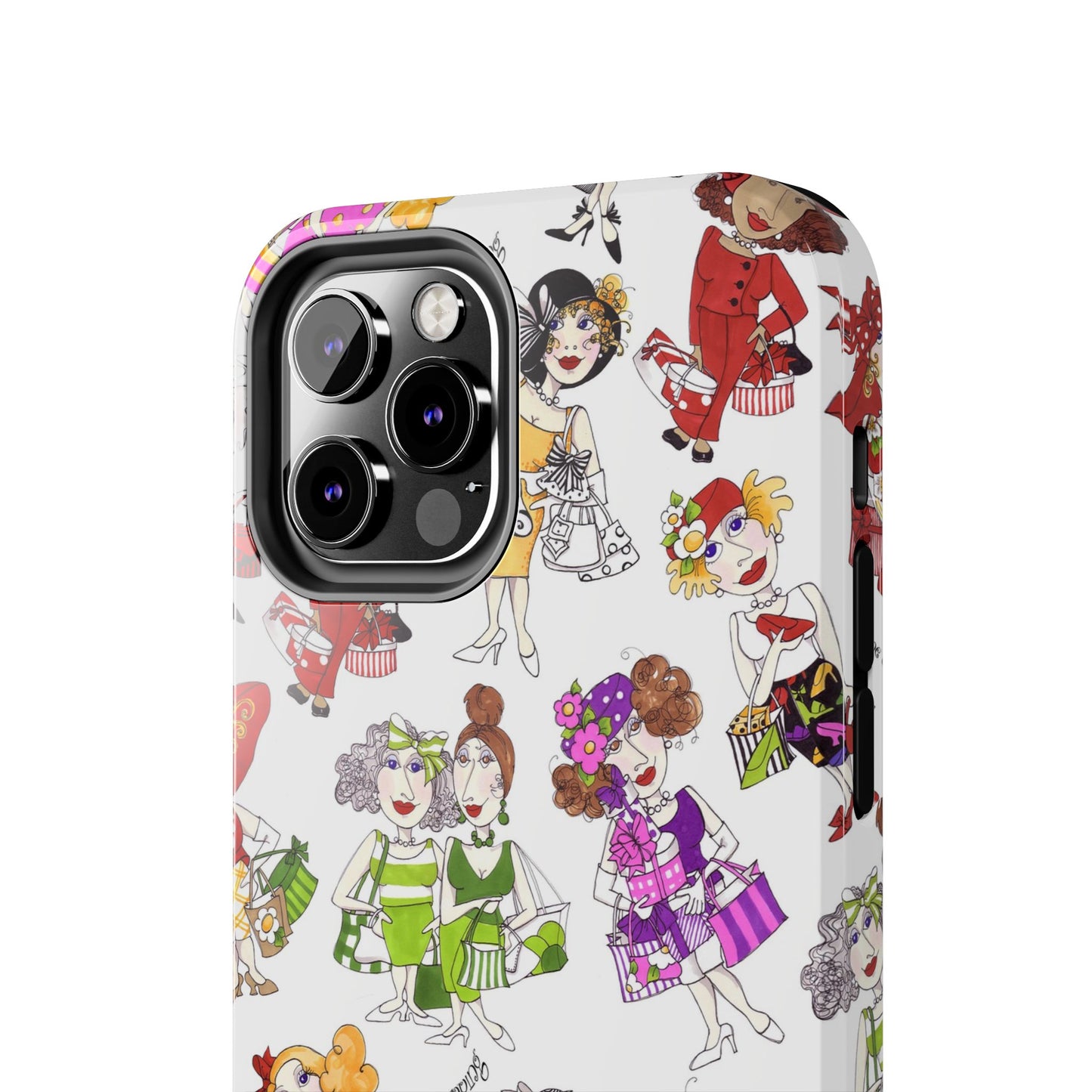 Gone Shopping Tossed White Phone Case