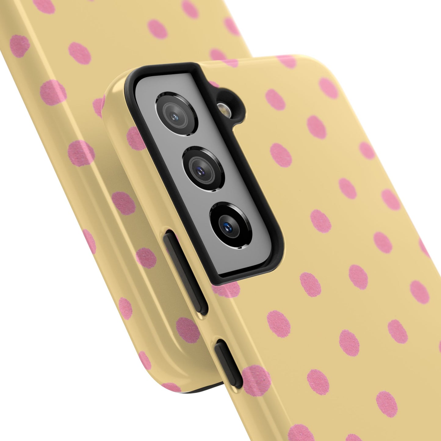 Medium Dots Sunshine / Pink Phone Case