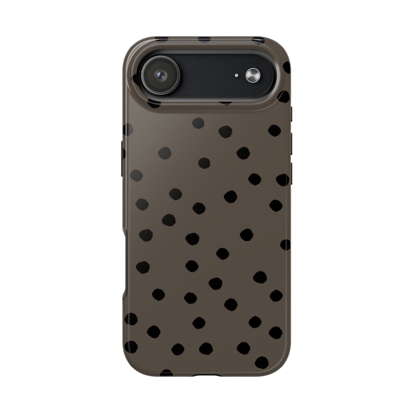 Dinky Dots Toast / Black Phone Case