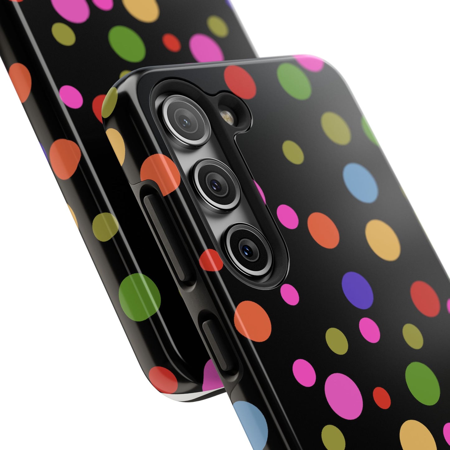 Dot Assortment Black Phone Case