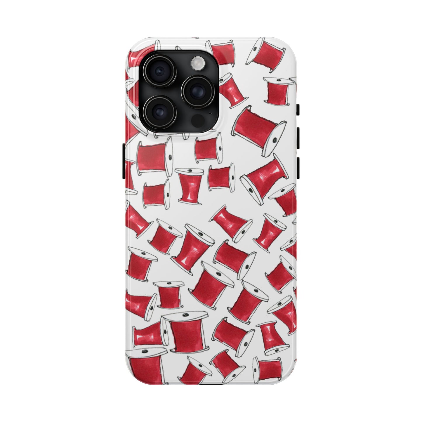 Red Thread White Phone Case