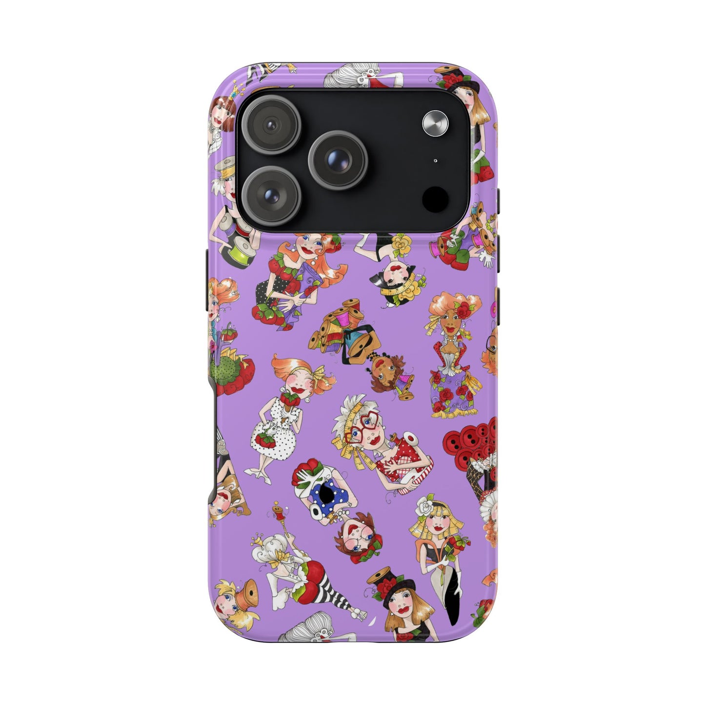 Curious Toss Purple Phone Case