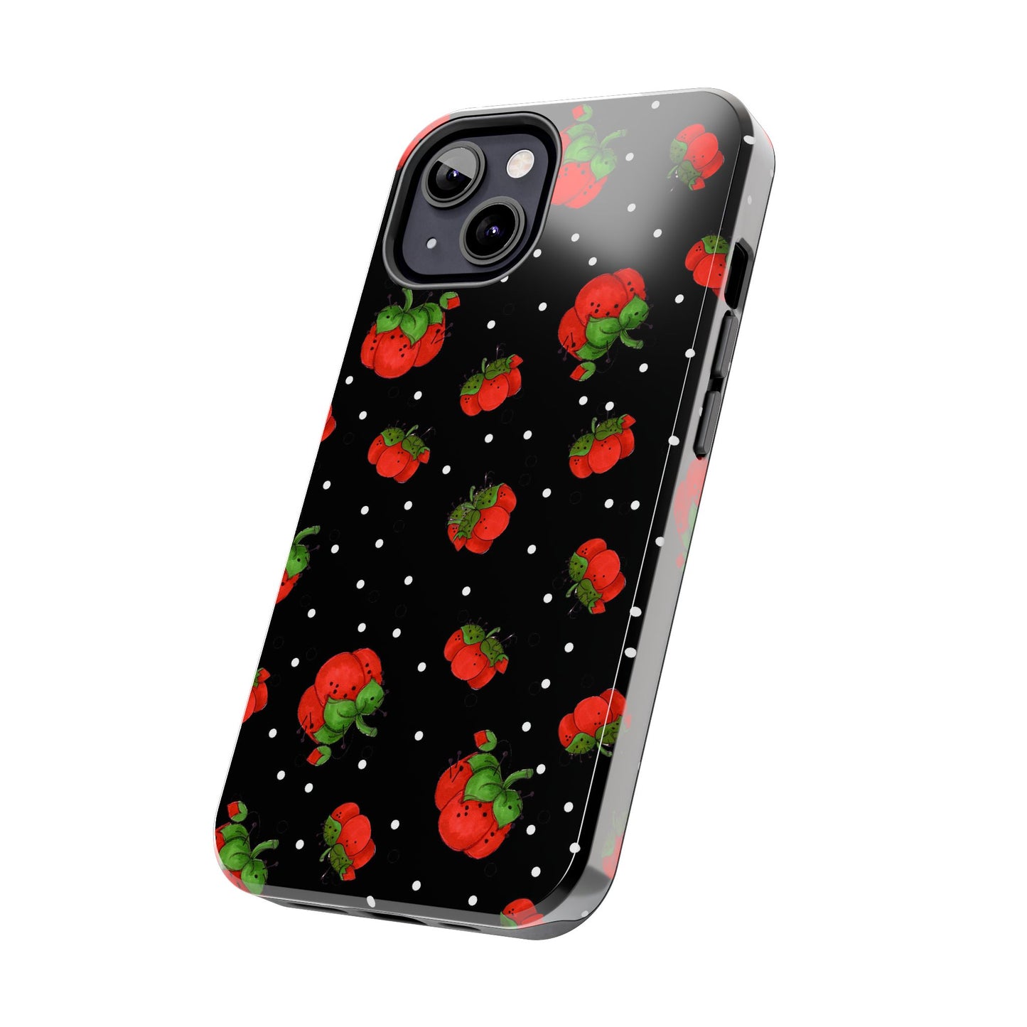 Pin Dots Black Phone Case