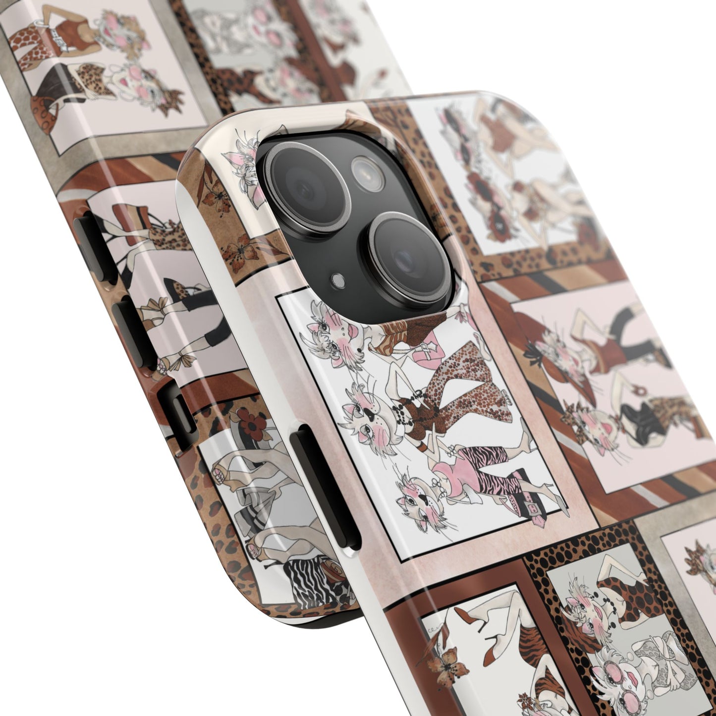 Wild Cat Woman Phone Case