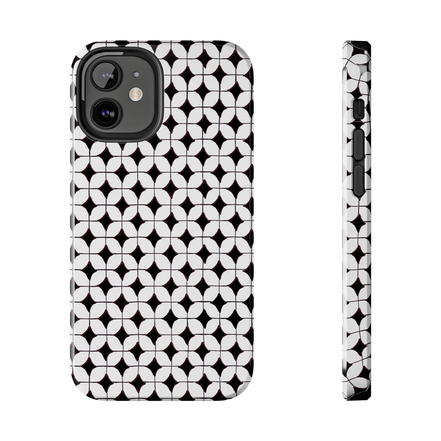 Tile-ish Black Phone Case