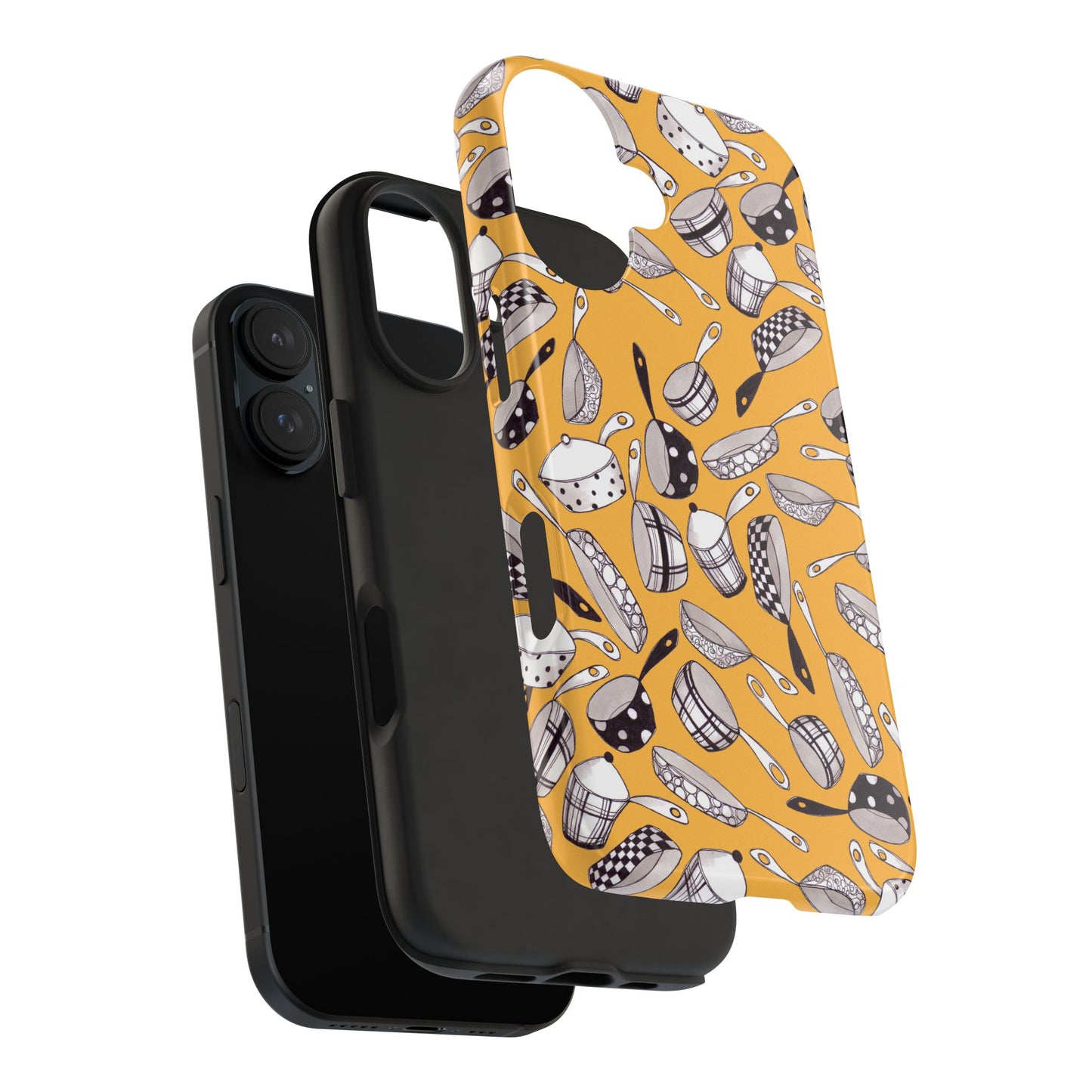 Pots & Pans Flyin' Yellow Phone Case