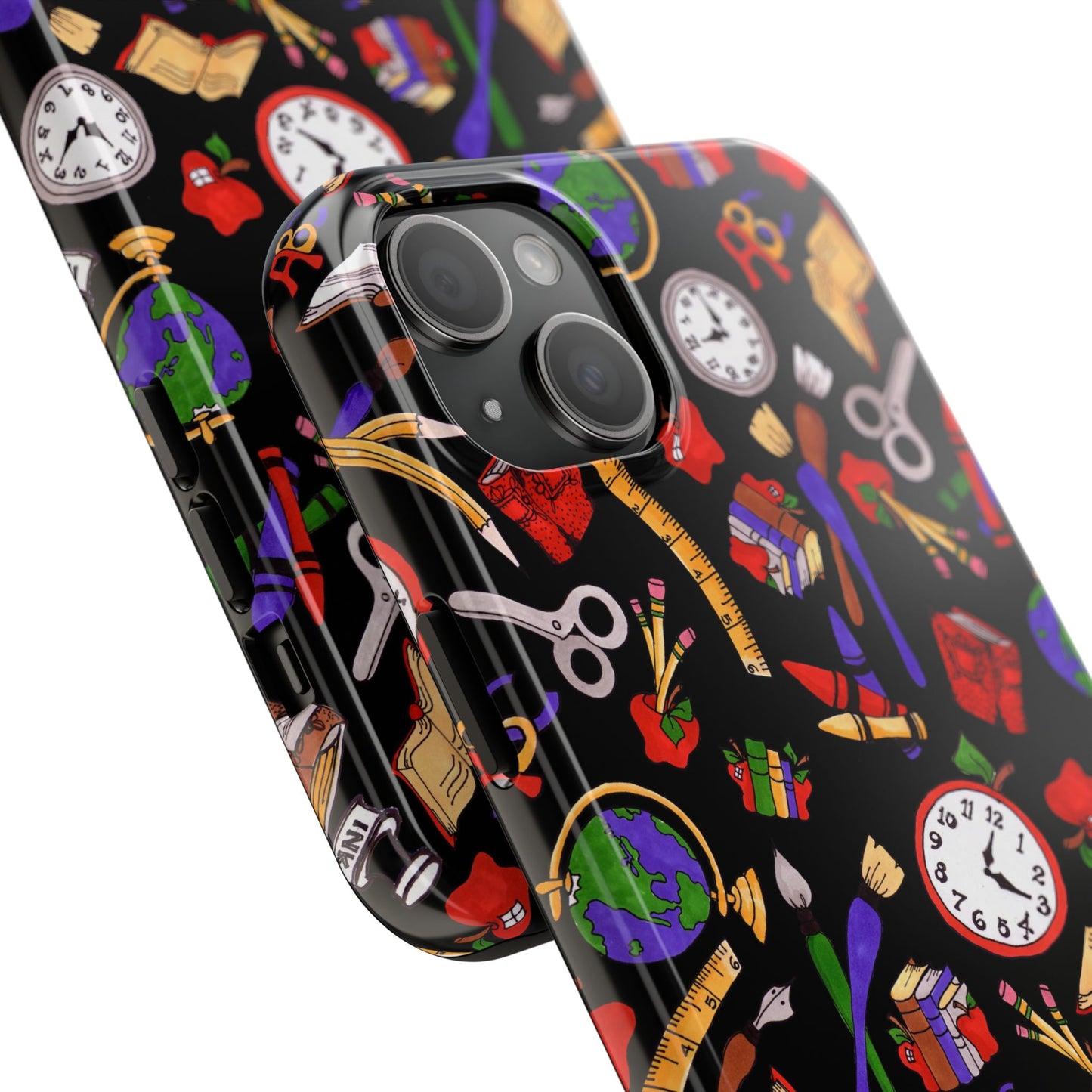 School Stuff Black Phone Case