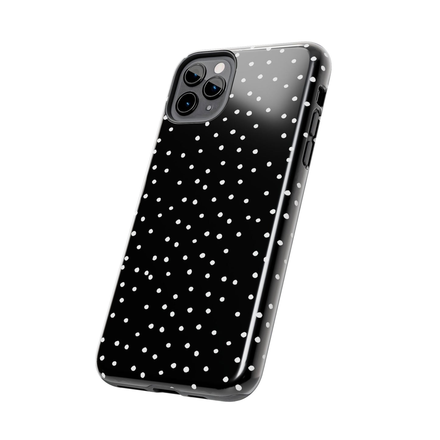 Dinky Dots Black / White Phone Case