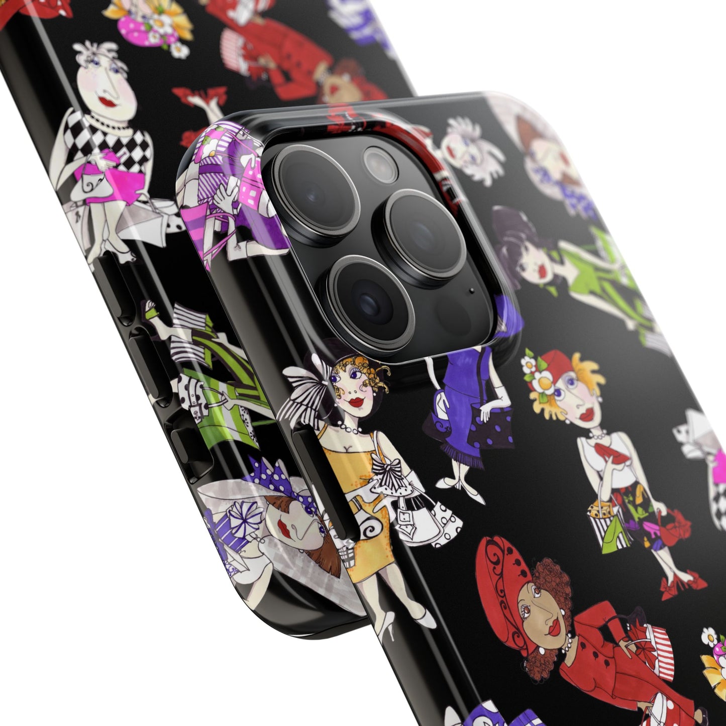 Gone Shopping Tossed Black Phone Case