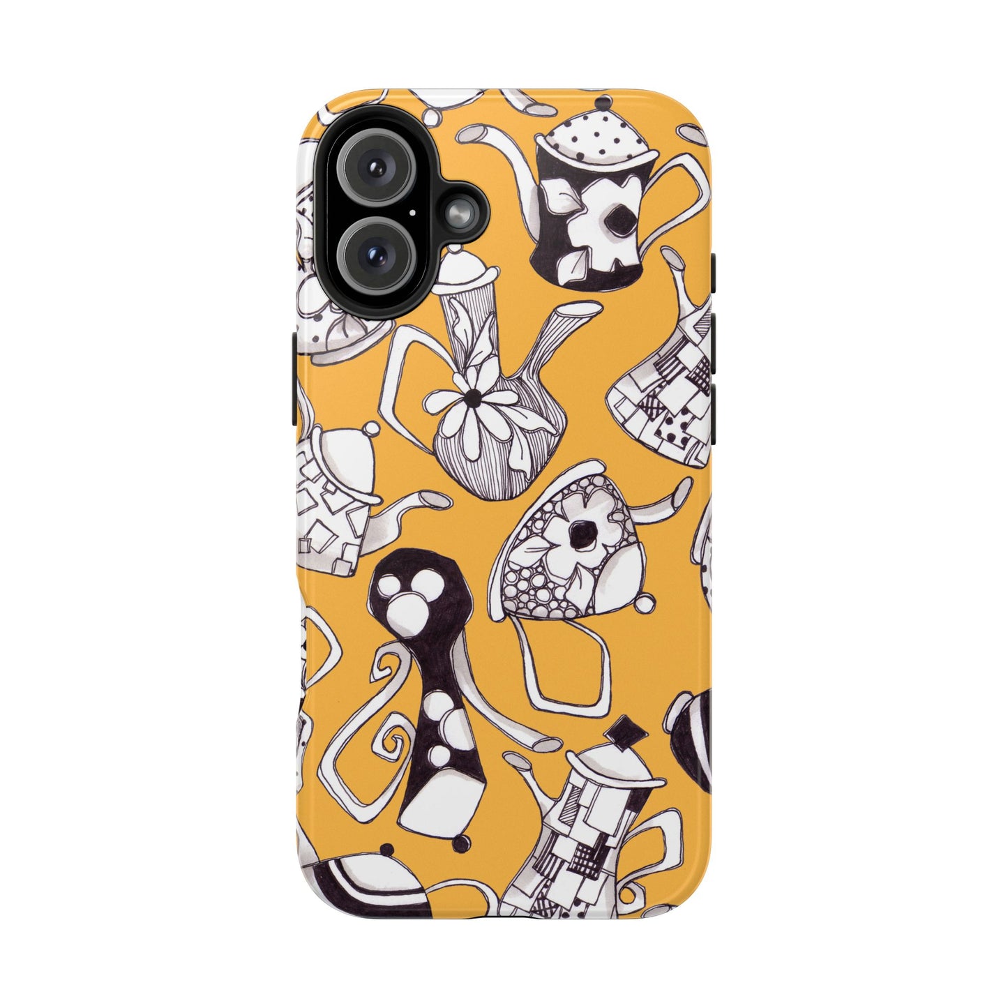 Fancy Pots Yellow Phone Case