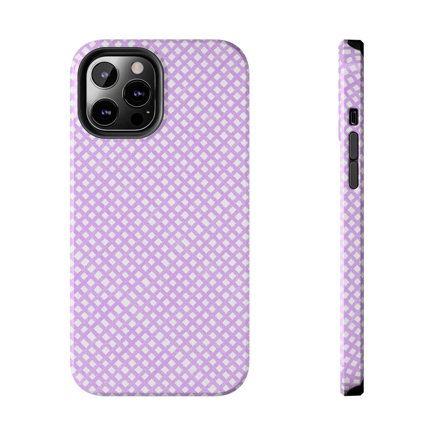 Bias Check Lilac Phone Case