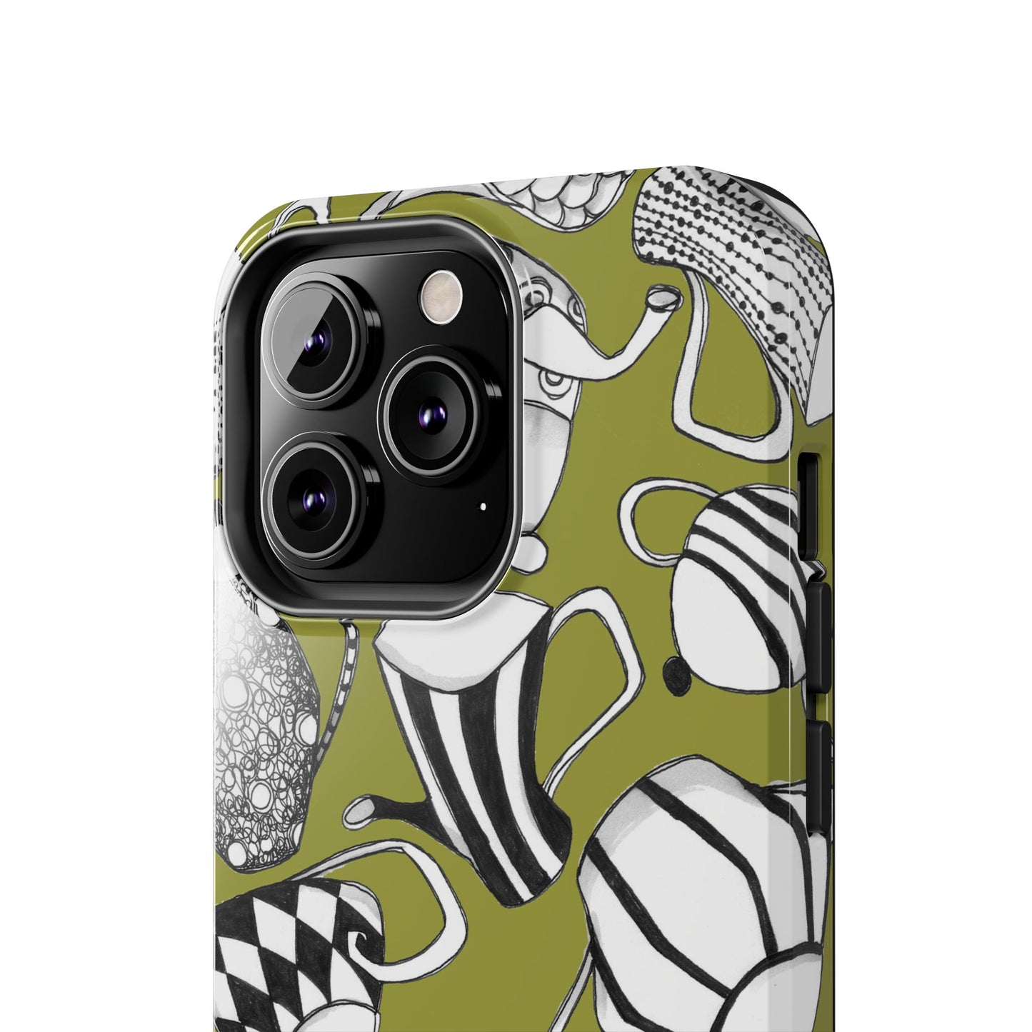 Coffee, Tea Anyone? Green Phone Case