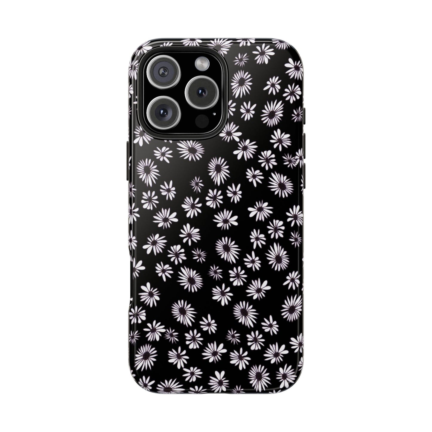 Random Daisy Black / White Phone Case